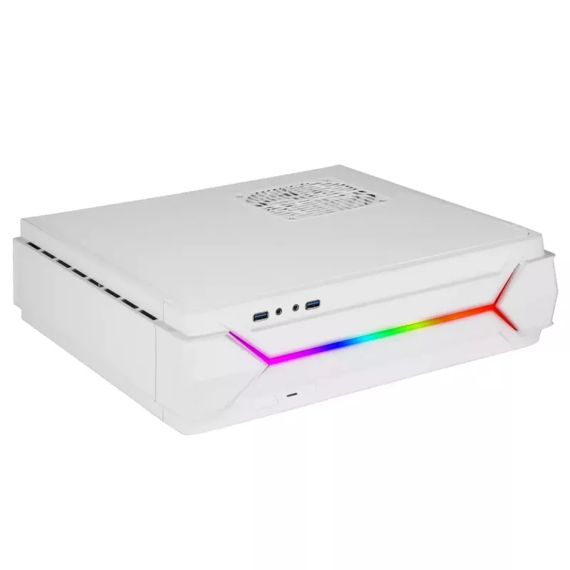 Korpusas SilverStone RVZ03-ARGB Desktop White