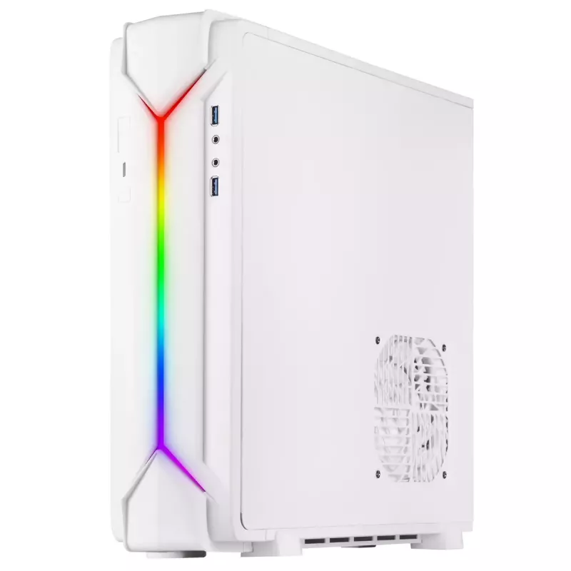 Korpusas SilverStone RVZ03-ARGB Desktop White