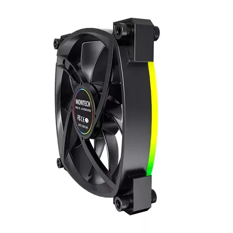 Ventiliatoriaus modulis Montech AX120 PWM 120mm 12V Juodas 3-pin 4-pin