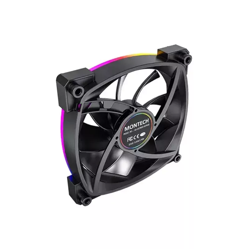 Ventiliatoriaus modulis Montech AX120 PWM 120mm 12V Juodas 3-pin 4-pin