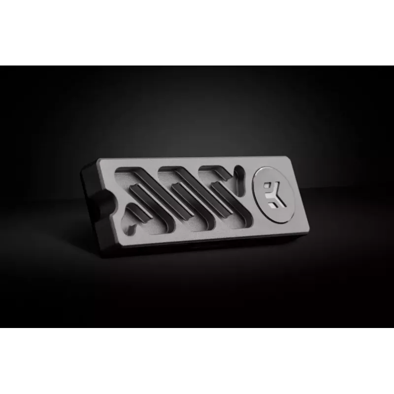 Radiatorius EK Water Blocks Quantum Convection M.2 NVMe aliuminis sidabrinis 24 mm 75 mm 11,3 mm