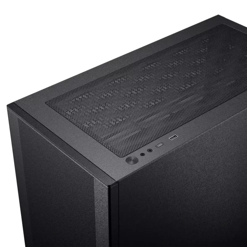 PC korpusas PHANTEKS XT Pro Ultra Midi Tower juodas — ATX/EATX, grūdintas stiklas, 2x3.5 colio + 5x2.5 colio, USB-C
