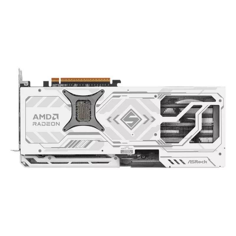 ASRock Radeon RX 9070 Steel Legend 16GB OC vaizdo plokštė, 16GB GDDR6, PCIe 5.0, 1x HDMI, 3x DisplayPort