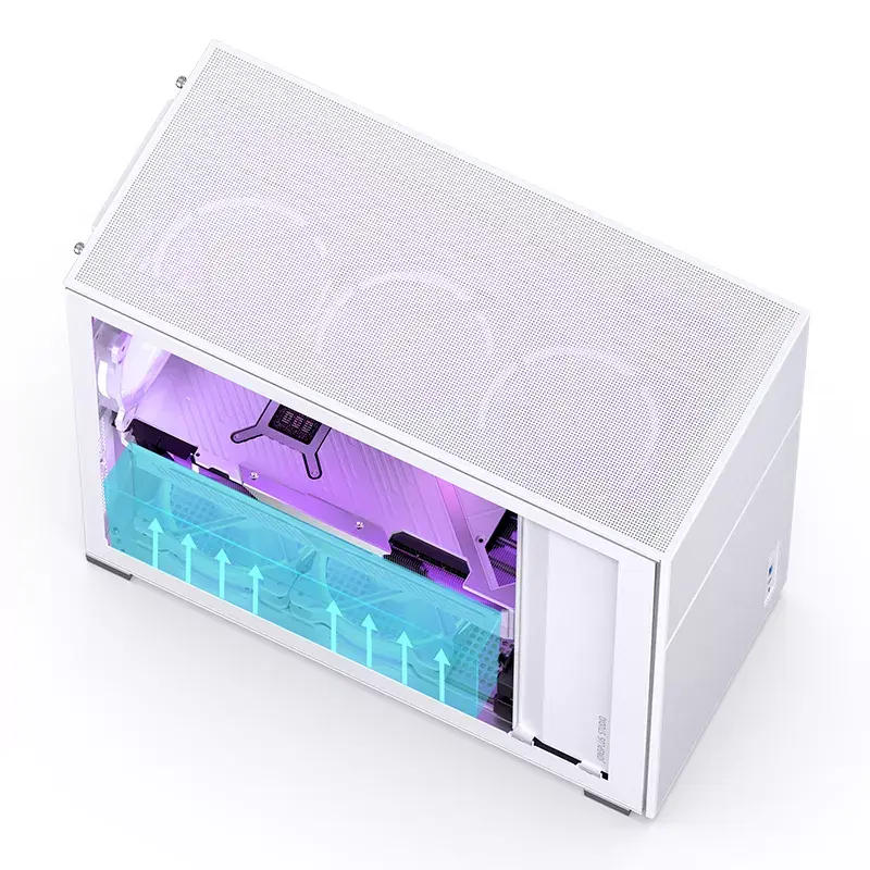 PC korpusas Jonsbo D41 MESH Midi Tower White