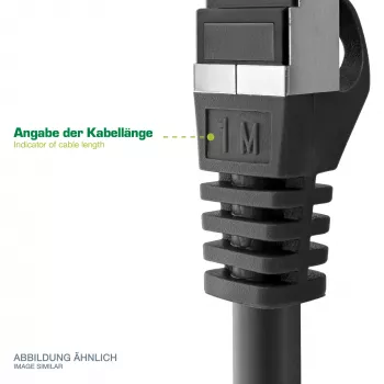 InLine Patch Laidas S/FTP PiMF Cat.6 250MHz PVC baltas 1m