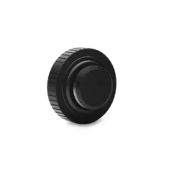 Kištukas EKWB EK-Quantum Torque — žalvarinis, juodas/sidabrinis, Ø 23 mm, aukštis 5,5 mm
