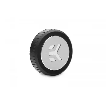 Kištukas EKWB EK-Quantum Torque — žalvarinis, juodas/sidabrinis, Ø 23 mm, aukštis 5,5 mm