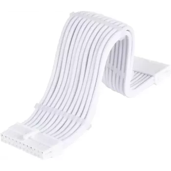 Prailginimo laidas SILVERSTONE SST-PP07E-MBW-V2 24 kontaktų ATX 30 cm baltas