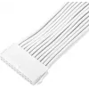 Prailginimo laidas SILVERSTONE SST-PP07E-MBW-V2 24 kontaktų ATX 30 cm baltas