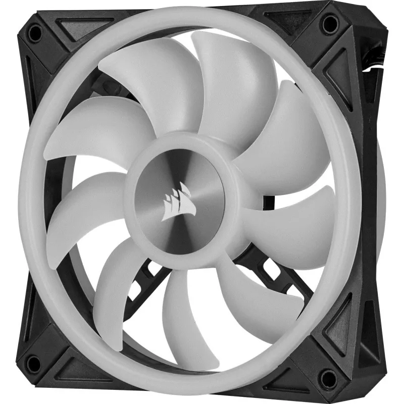 CORSAIR iCUE QL140 RGB 140 mm PWM ventiliatorių rinkinys su Lighting Node CORE