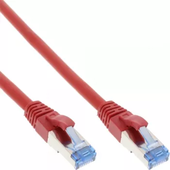 InLine Patch Laidas S/FTP PiMF Cat.6A halogen-free 500 MHz raudonas 5 m