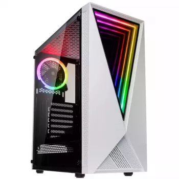Kompiuterio korpusas Kolink VOID WHITE Midi Tower baltas, juodas