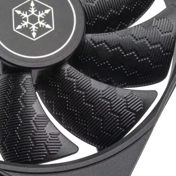 Korpuso ventiliatorius SILVERSTONE SST-SF120B 120 mm juodas