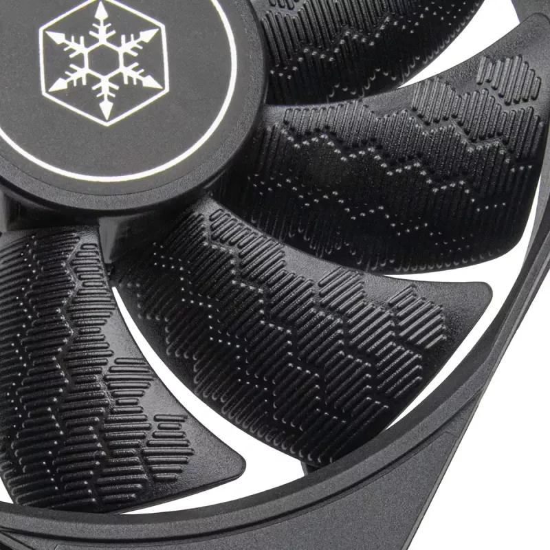 Korpuso ventiliatorius SILVERSTONE SST-SF120B 120 mm juodas