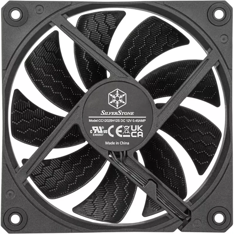 Korpuso ventiliatorius SILVERSTONE SST-SF120B 120 mm juodas
