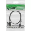 InLine USB 2.0 ilginimo laidas A tipo kištukas / lizdas, auksuoti kontaktai, juodas, 0,5 m