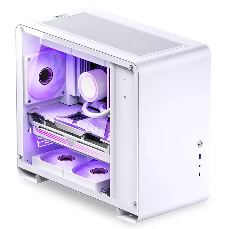 Korpusas Jonsbo U4 MINI WHITE Mini Tower Baltas
