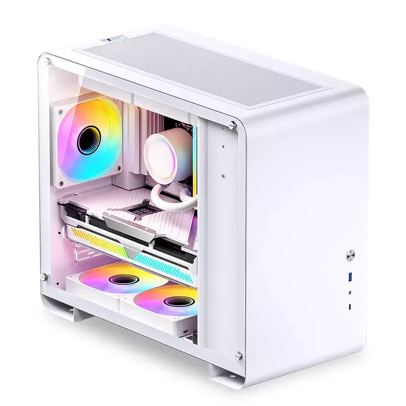 Korpusas Jonsbo U4 MINI WHITE Mini Tower Baltas