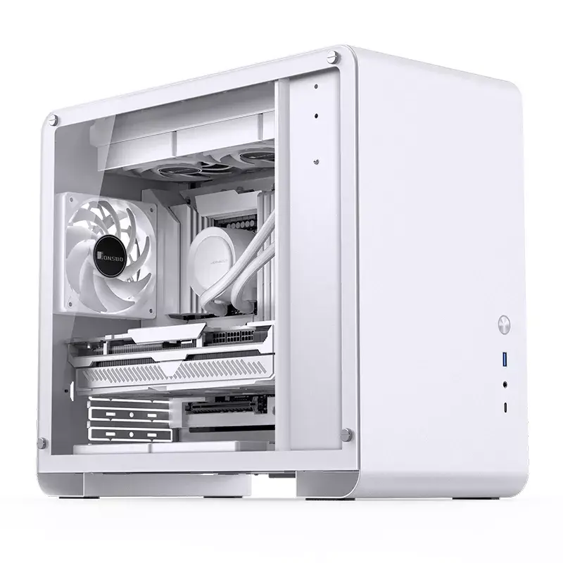 Korpusas Jonsbo U4 MINI WHITE Mini Tower Baltas