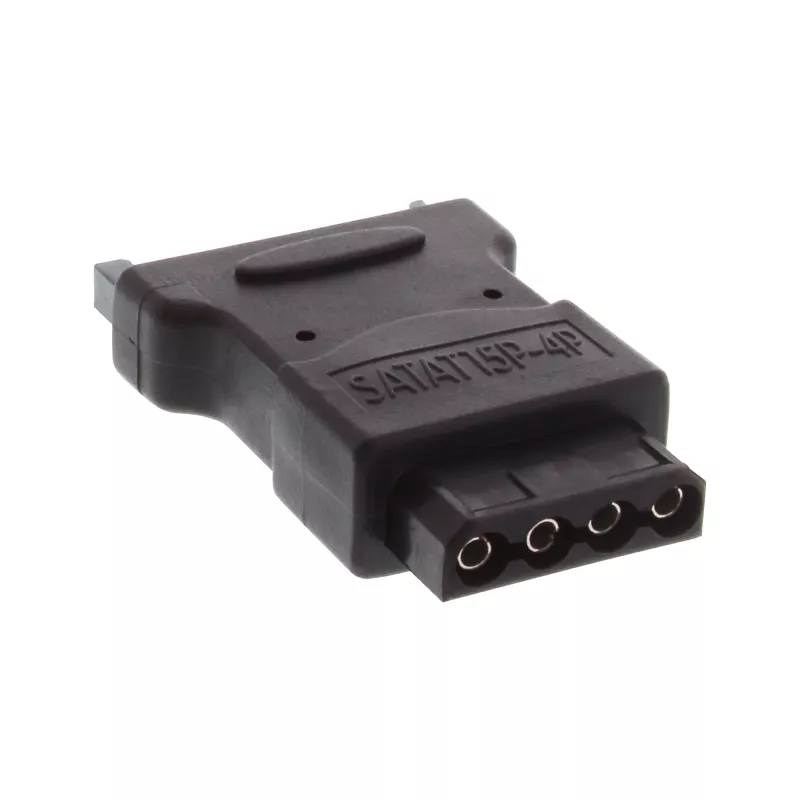 InLine SATA maitinimo adapteris 1x Molex 4 kontaktų kištukas / 15 kontaktų SATA lizdas