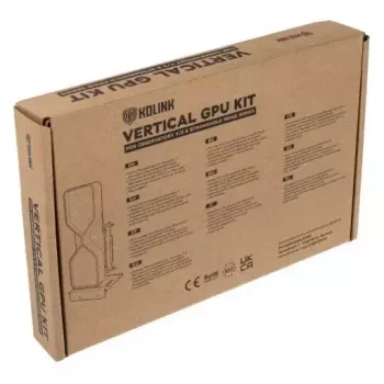 Kolink KL-VERTKIT vertikalaus GPU montavimo rinkinys, plienas ir TPE, 0,23 m kabelis