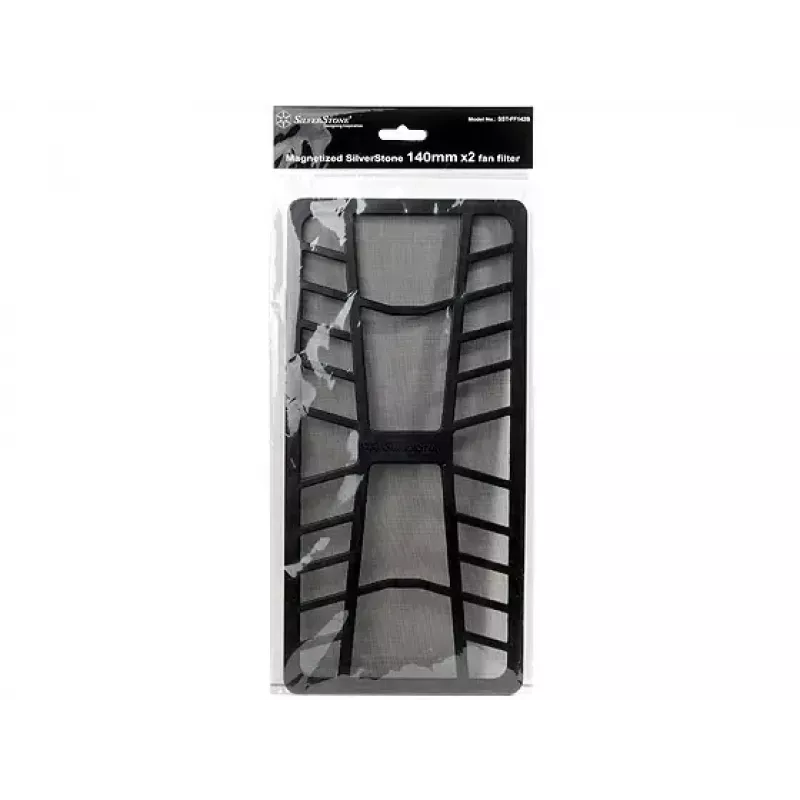Dulkių filtras SILVERSTONE FF142 — 320×155×5 mm, juodas, modelis SSTFF142B
