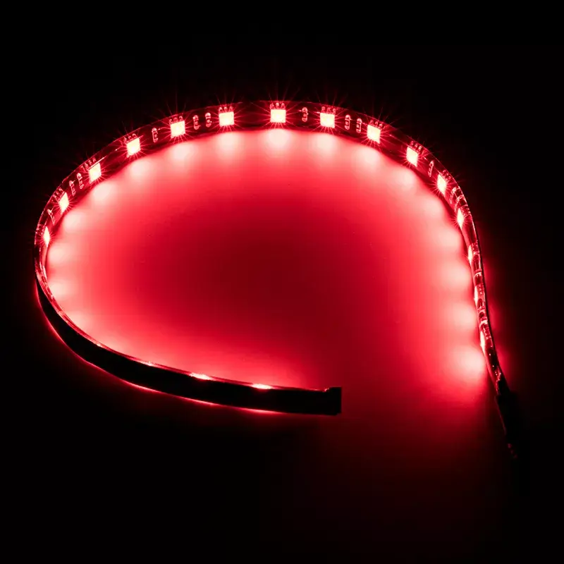 BITFENIX Alchemy 2.0 kompiuterio korpuso apšvietimo rinkinys, universalus, 12V, 5.04W, 2 vnt., 10mm x 0.5m, juoda/balta