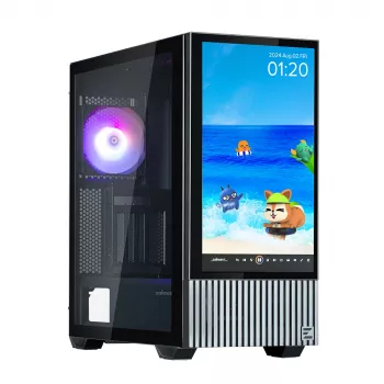 Korpusas PC Zalman Z10 DS Midi Tower Juodas