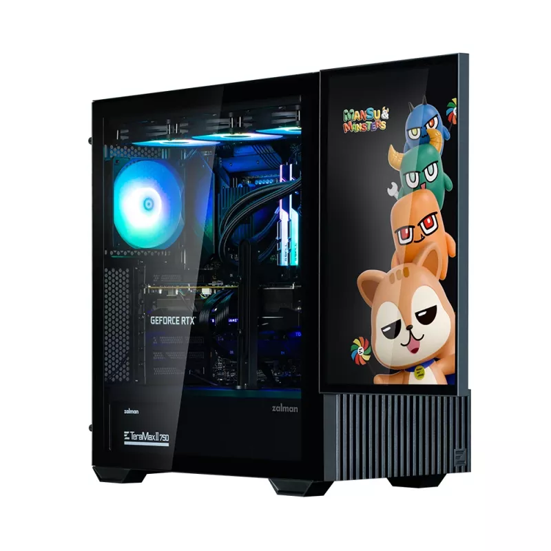 Korpusas PC Zalman Z10 DS Midi Tower Juodas