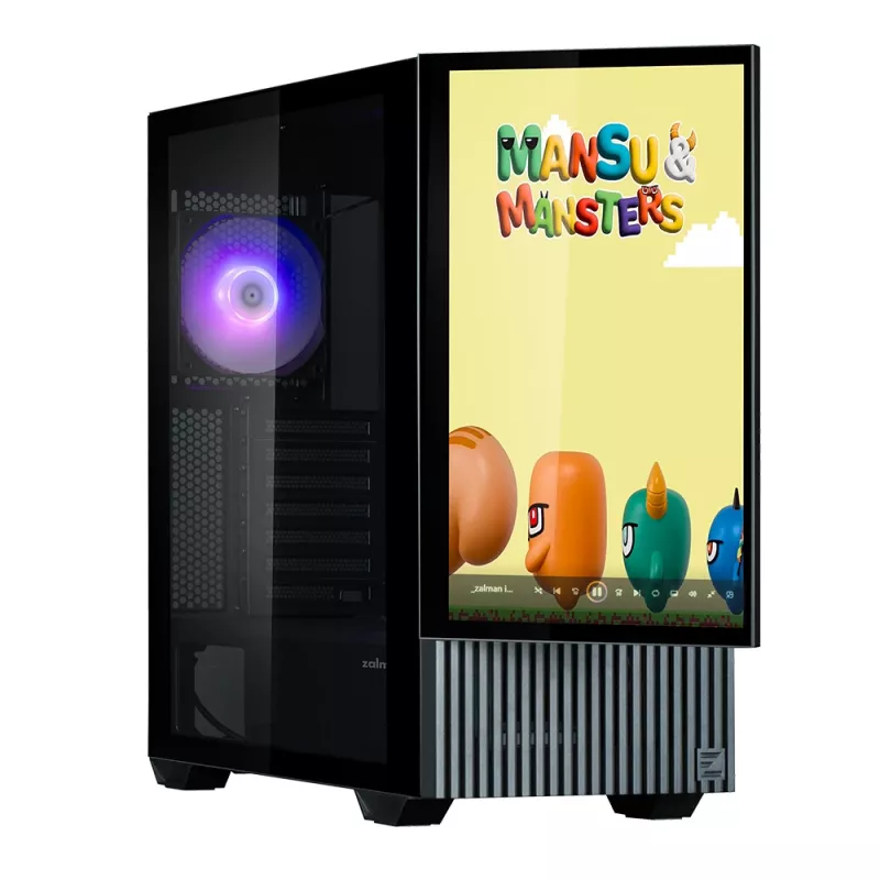 Korpusas PC Zalman Z10 DS Midi Tower Juodas