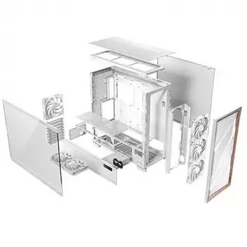 Antec FLUX PRO White EUV pilno bokšto korpusas baltas