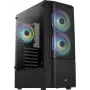 Korpusas Aerocool Quantum Mesh Midi Tower juodas