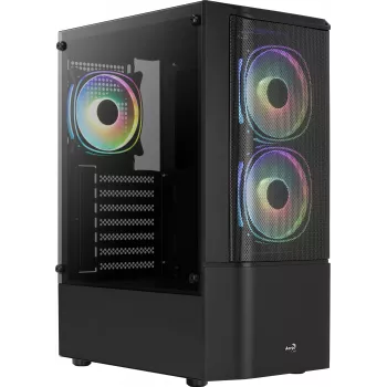 Korpusas Aerocool Quantum Mesh Midi Tower juodas