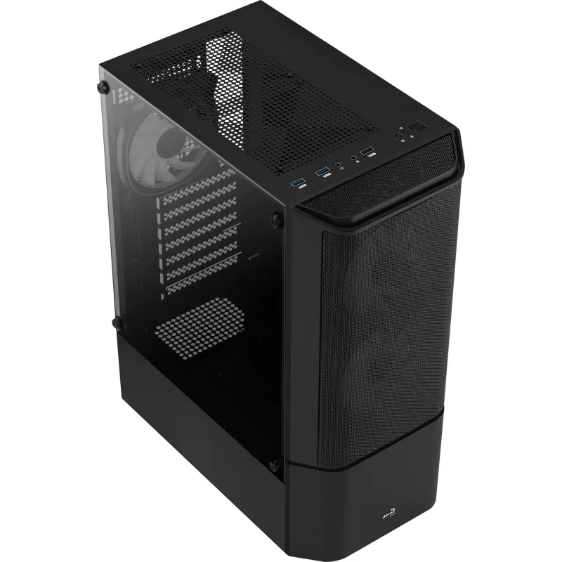 Korpusas Aerocool Quantum Mesh Midi Tower juodas