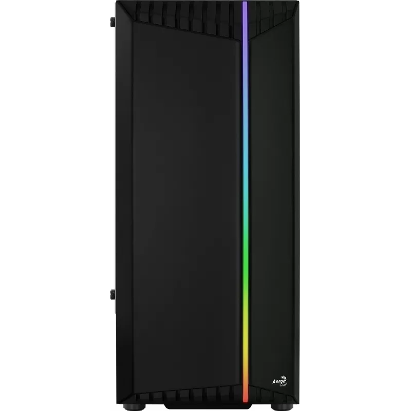 Aerocool Bionic V2 (PGS Bionic-G-BK-v2) Midi Tower kompiuterio korpusas, ATX, RGB, grūdintas stiklas, juodas