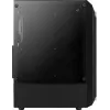 Aerocool Bionic V2 (PGS Bionic-G-BK-v2) Midi Tower kompiuterio korpusas, ATX, RGB, grūdintas stiklas, juodas