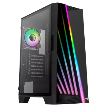 Korpusas Aerocool MIRAGEBK su ARGB 12cm ventiliatoriumi