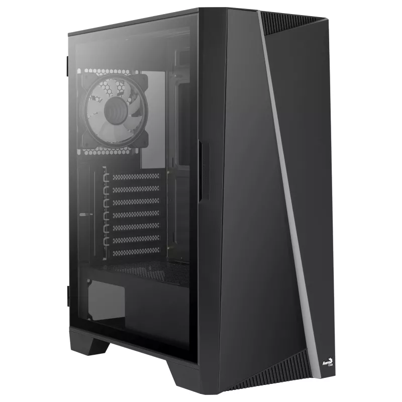 Korpusas Aerocool MIRAGEBK su ARGB 12cm ventiliatoriumi