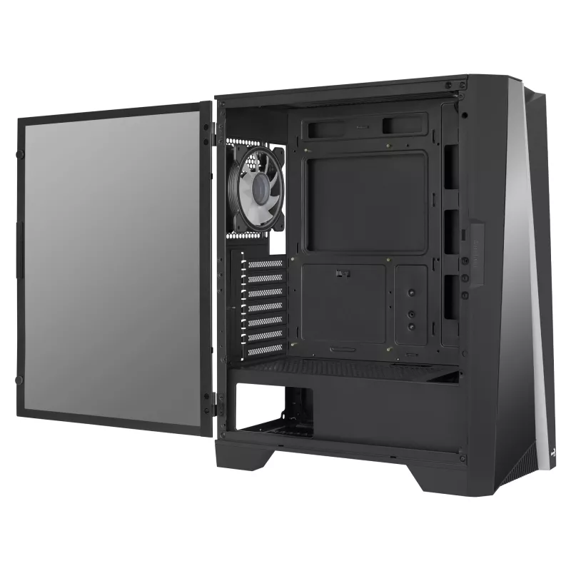 Korpusas Aerocool MIRAGEBK su ARGB 12cm ventiliatoriumi