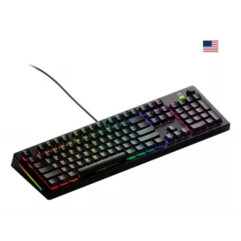 Mechaninė pilno dydžio (100%) laidinė klaviatūra GLORIOUS GMMK 3 — USB, QWERTY, RGB, juoda (US išdėstymas)