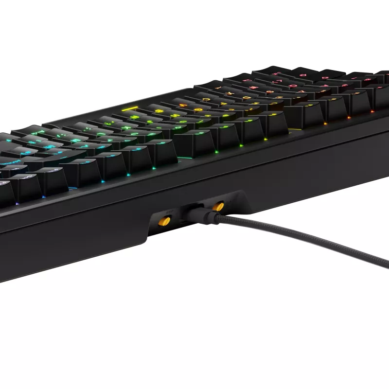 Mechaninė pilno dydžio (100%) laidinė klaviatūra GLORIOUS GMMK 3 — USB, QWERTY, RGB, juoda (US išdėstymas)