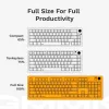 Mechaninė pilno dydžio (100%) laidinė klaviatūra GLORIOUS GMMK 3 — USB, QWERTY, RGB, juoda (US išdėstymas)