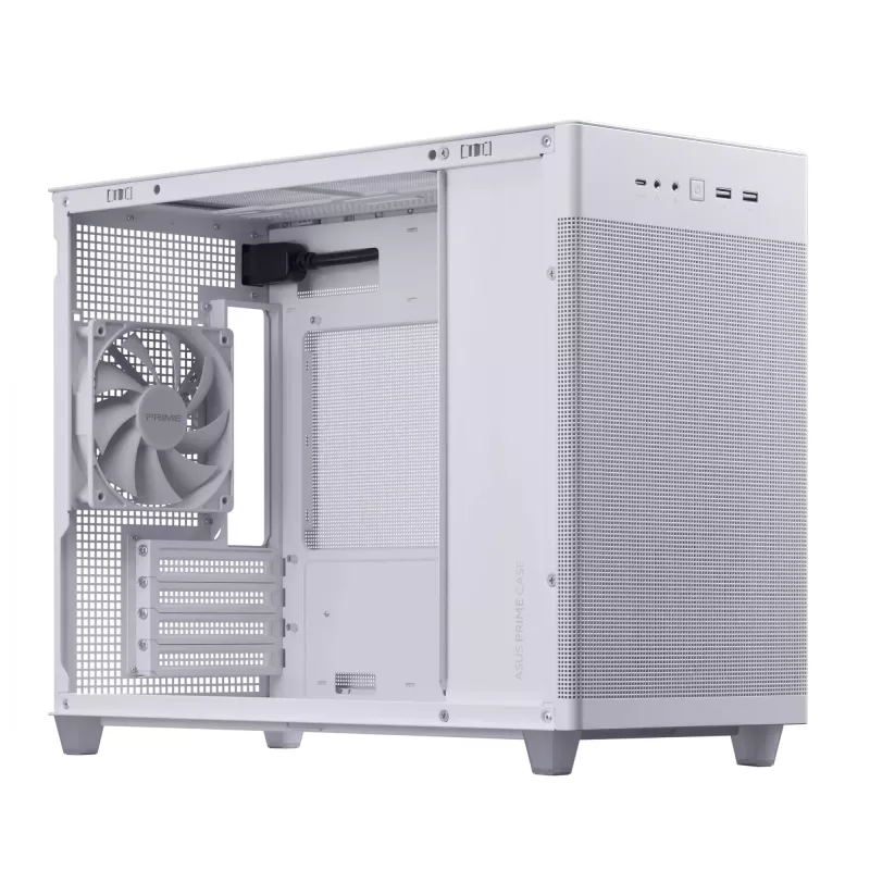 ASUS Prime AP201 MicroATX Mini Tower Baltas korpusas