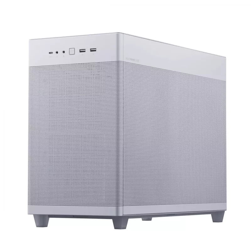 ASUS Prime AP201 MicroATX Mini Tower Baltas korpusas