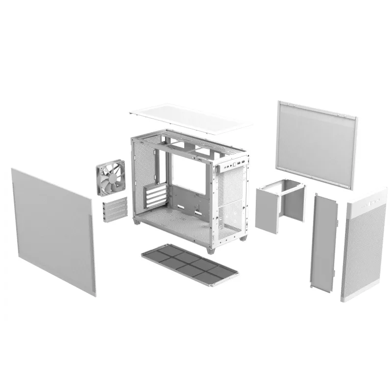 ASUS Prime AP201 MicroATX Mini Tower Baltas korpusas