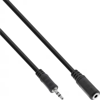 InLine Audio kabelis 3,5 mm stereo kištukas / lizdas 5 m