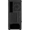 Aerocool WAVEBKV3 ATX korpusas su grūdintu stiklu ir 4 RGB ventiliatoriais, juodas