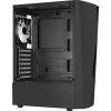 Aerocool WAVEBKV3 ATX korpusas su grūdintu stiklu ir 4 RGB ventiliatoriais, juodas
