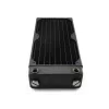 Skysčio aušinimo radiatorius EXTREME XSPC RX240 Dual Fan Radiator V3, žalvaris/varis, 240 mm, 2 ventiliatoriai, juodas