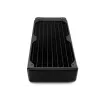 Skysčio aušinimo radiatorius EXTREME XSPC RX240 Dual Fan Radiator V3, žalvaris/varis, 240 mm, 2 ventiliatoriai, juodas